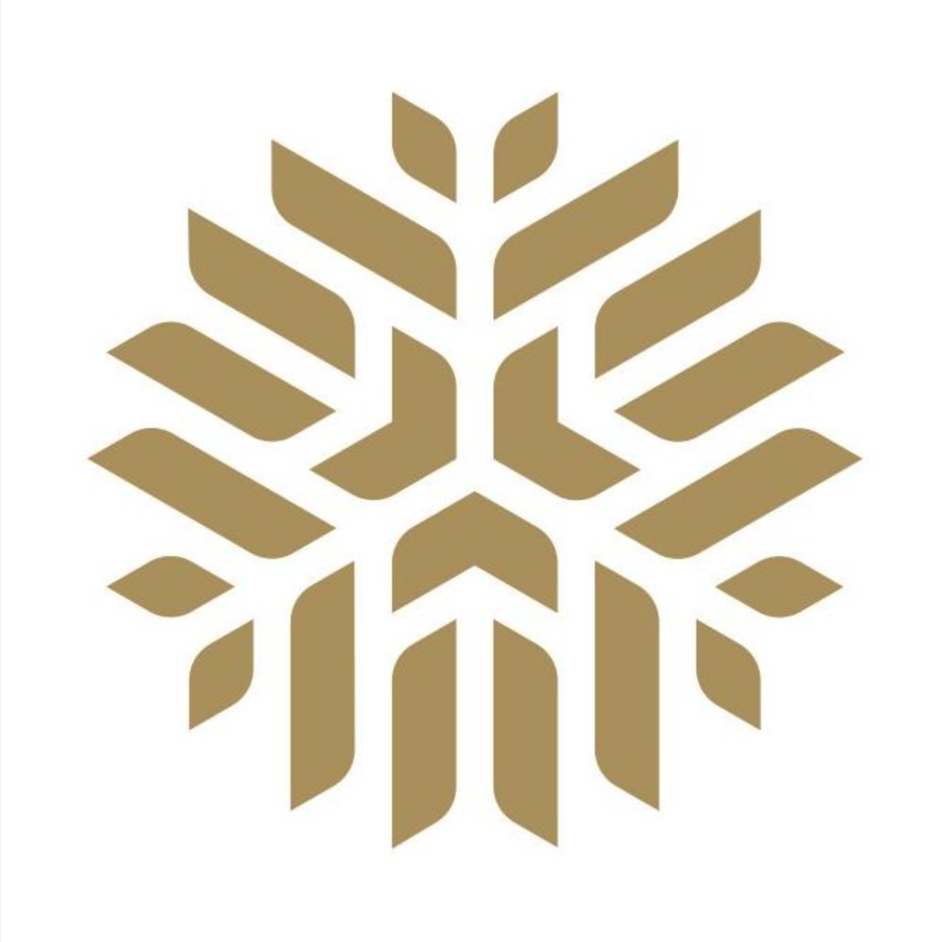 The Karada House Logo. Showing a Gemoetric Flower with the Typography 